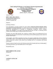 Sample letter asing permission to conduct a survey approval letter to conduct research at work faculty request to conduct research internally pdf sample letter requesting permission to carry out research. Letter Asking Permission To The Schools Division Superintendent Letter Asking Permission To The Schools Division Superintendent Republic Of The Course Hero