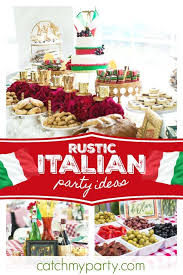 18th Birthday Dinner Party Ideas Little Italy Italian Festival Birthday Maryann S Little Italy Surprise 70th Birthday Party Catch My Party Italian Dinner Party Decorations Italian Party Italian Themed Parties