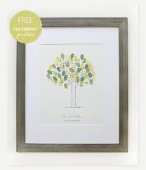 37 wedding tree paintings ranked in order of popularity and relevancy. Free Thumbprint Wedding Guest Book