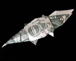 Money Origami Graduation Cap Charm Handmade Small Hat Etsy Money Origami Origami Art Dollar Origami