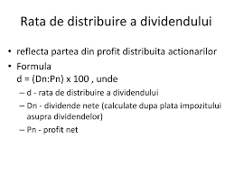 În cadrul propunerii de distribuire a profitului către acționari se stabilește valoarea brută a dividendului și o dată la care cei ce doresc să. Defeated Entertainment Consumer Rata De Distribuire Dividend Wonderfulyouvr Com