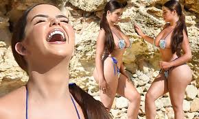 Demi Rose showcases her eye-popping assets in miniscule bikini | Daily Mail  Online