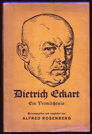 Dietrich Eckart. Ein Vermächtnis. Einleitung v. Alfred Rosenberg. 2.  Auflage. da Rosenberg, Alfred (Hrsg.).: (1935)