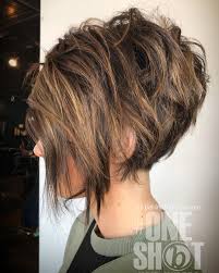 Messy short bob with blonde highlights 60 Short Shag Hairstyles That You Simply Can T Miss Hair Styles Messy Bob Hairstyles Thick Hair Styles