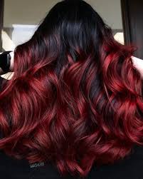 Black And Red Balayage Red Balayage Hair Colors 19 Hottest Examples For 2020 In 2020 Red Balayage Hair Balayage Hair Hair Color Balayage