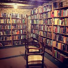 The splashing sound of footsteps resonated through the hall. Chicago Public Library The Basement Myopic Books Chicago Illinois