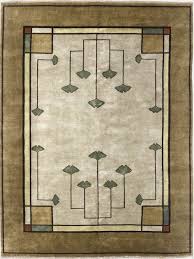 Mission Style Area Rugs The Gingko Motif In Arts And Crafts Arts And Crafts Furniture Arts Crafts Style Art And Craft Design