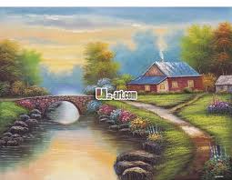 Terpopuler 30 Pemandangan Alam Lukisan Hot Jual Kanvas Art Pemandangan Alam Lukisan Seni Di Ruang Download Pemandangan Alam Ya Pemandangan Lukisan Gambar