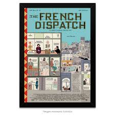 The poster includes the film's apparent full title, the french dispatch of the liberty, kansas evening sun — and you know that trademark wes anderson shot where you see a tabletop from above with. Poster The French Dispatch No Queroposters Com