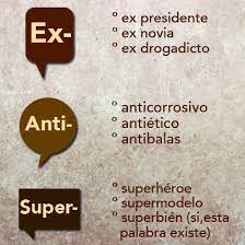 Pin De Elegrafia En De Lengua Va La Cosa Prefijos Aprender Espanol Ortografia