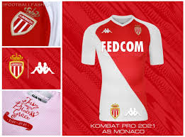To download as monaco kits and logo for your dream league soccer team, just copy the url above the image, go to my club > customise team > edit kit > download and paste the url here. As Monaco 2020 21 Kappa Home Kit Football Fashion