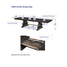 Maybe you would like to learn more about one of these? Magnussen Bellamy Traditional Wood Rectangular Dining Table D2491 20t 20b Kit