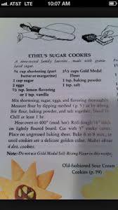 Ethel S Sugar Cookies From The Classic Betty Crocker Cooky Book The Only Recipe My Betty Crocker Sugar Cookie Recipe Sugar Cookies Betty Crocker Sugar Cookies