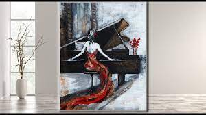 Maybe you would like to learn more about one of these? Step By Step Painting For Beginners The Piano Acrylic Tutorial Mariarthome Youtube
