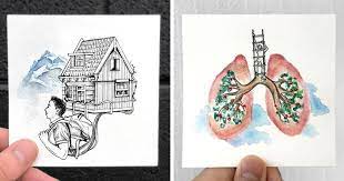 Feb 21, 2018 · there are several simple volumes out there that you need to know how to draw: I Asked 30 People Two Simple Questions And Made Little Drawings Based On Their Inspiring Answers Bored Panda