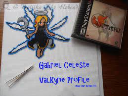 Gabriel Celeste from Valkyrie Profile. Made with Hama Mini beads. You can  find more stuff on my facebook page : Valijk… | Hama mini, Pixel art  characters, Pixel art