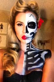 Zu Viele Verbindungen Skelett Make Up Karneval Halloween Schminkideen