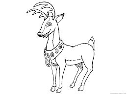 Reindeer coloring pages flying reindeer. Reindeer Coloring Pages The Sun Flower Pages