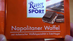 Wheat flour, coconut oil, glucose syrup, sugar, hazelnuts 11% in the cream filling, whey powder (milk), skimmed milk powder. Ritter Sport Loacker Napolitaner Waffel Nugat Youtube