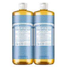Many people use them around the house to tackle various cleaning castile soap is available in both bar and liquid forms to meet your needs. Amazon Com Dr Bronner S Pure Castile Liquid Soap Baby Unscented 32 Ounce 2 Pack Made With Organic Oils 18 In 1 Uses Face Hair Laundry And Dishes For Sensitive Skin And Babies No Added Fragrance
