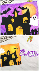 Halloween Art Projects Halloween Arts And Crafts Haunted House Craft Kids Art Projec Halloween Art Lessons Kids Art Projects Halloween Arts And Crafts