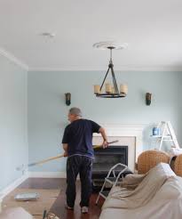 I think the van deusen will be less traditional looking in a dining. Woodlawn Blue My 1 Blue Paint Here S Why A Pop Of Pretty