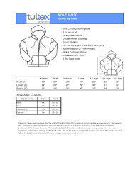 tultex 0331 unisex zipper hood