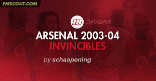 Arsenal Invincibles 2003 04 Season Fm Scout