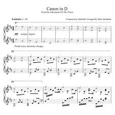 If i can get it uncrumpled, i may just donate to a beginner pianist. Canon In D From The Cd The Piano