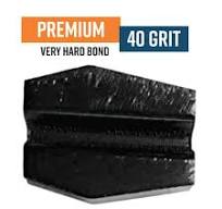 Premium Black 40 Grit Knock On Diamond Grinding Shoe to suit Schwamborn  GC40 (Hard Bond)