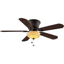 Hampton Bay Lynwood 52 In Indoor Oil Rubbed Bronze Ceiling Fan With Light Kit 36945 The Home Depot Bronze Ceiling Fan Ceiling Fan With Light Ceiling Fan