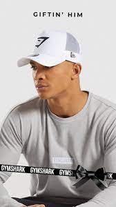 New Era X Gymshark The Mesh Trucker Hat Is A Brilliant Christmas Present For Your Brother Dad Or Boyfriend Gymshark Gym Tra Mesh Trucker Hat Gymshark Gym