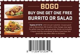 Buy One Get One Free Coupon Wenatchee Wa Cafe Rio Mexican Grill Mexican Grill Buy One Get One Cooking