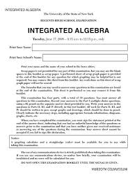 Choose the word or expression that, of those given, best completes the statement or answers the question. Integrated Algebra Regents Exam 2008