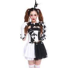 Black And White Clown Halloween Costume Black White Horror Clown Costume 30 Liked On Polyvore Featuring Costumes Black And White Cost Black And White Costume Clown Costume Black And White Clown