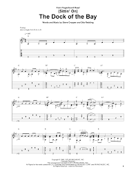 Fingerstyle guitar tab and video tutorial. Otis Redding Sittin On The Dock Of The Bay Sheet Music Pdf Notes Chords Pop Score Guitar Tab Download Printable Sku 162553