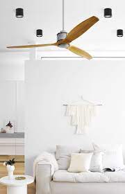 The Beacon Lighting Airfusion Akmani 152cm Dc Fan In Brushed Chrome With Wooden Teak Blades Co Scandinavian Interior Style Interior Ceiling Fan Light Fixtures
