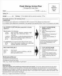 Emergency Action Plan Sample Elegant Emergency Action Plan Template 10 Free Sample Example In 2020 Allergy Action Plan Emergency Action Plans Allergies