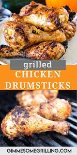 Crispy Grilled Chicken Legs With A Quick And Easy Seasoning Are The Ultimate Summer Di Grilled Chicken Legs Grilled Chicken Recipes Summer Dinner Recipes Grill