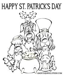 Happy St Patrick S Day Angry Squirrel Studio Free Coloring Pages Coloring Pages St Patricks Day Pictures