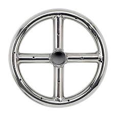 106307999 product rating is 4.6 4.6 (16) see price at checkout was save standard delivery eligible compare add to cart 596668   { } endless summer lp gas outdoor fire pit with resin mantel, 30k btu, gad1401m. American Fire Glass Round Stainless Steel Fire Pit Burner At Menards