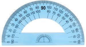 how to use a protractor to measure angles inch calculator