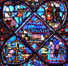 Verriere De La Vie Du Patriarche Joseph Vers 1210 1215 Eglise Vitrail L Art Du Vitrail Art Verrier