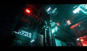 Artstation An Asian Back Alley Unreal 4 Oskar Woinski Cyberpunk City Scifi Environment Alley