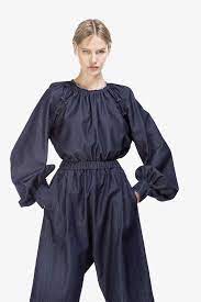 You will learn how to use your pattern drafting tools and how to properly true a pattern. Buttoned Bishop Sleeve Top In Blue N 21 Official Online Store