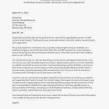 Sample thank you letter after interview examples. Thank You Letter For Nurse Interview