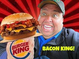 Burger King Bacon King Sandwich Review Youtube