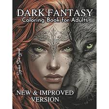 Amazon.com: Dark Fantasy Coloring Book: For adults & Teens
