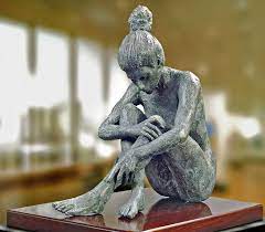 Horse statues at allsculptures.com posted on thursday february 20, 2014. Bronze Nude Women Sculpture Sitting Sculpture Woman Statue Statuette Figurine Nude Sculpture Art Figurative Sculpture Metal Nude Sculpture Sculpture By Vya Vya Saatchi Art