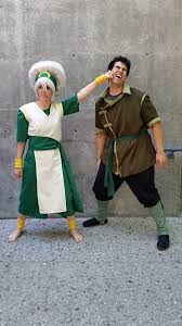 Then She Punched Him In The Face Thelegendofkorra Thelegendofkorracosplay Bolin Earthbender Cosplay Toph Tophbe Avatar Cosplay Cosplay Costumes Cosplay